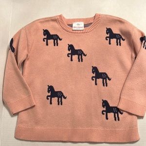 Hanna Andersson Pink Unicorn Sweater-EUC